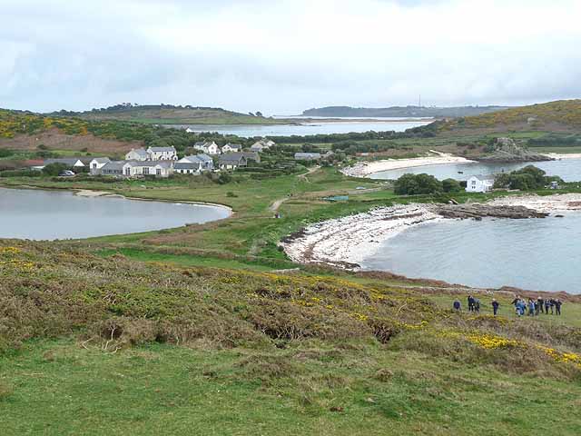 Hell Bay Hotel in its island setting